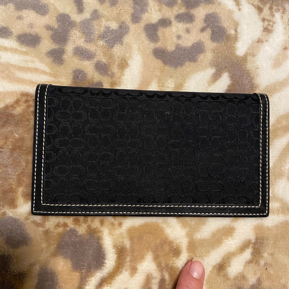 Coach Checkbook cover